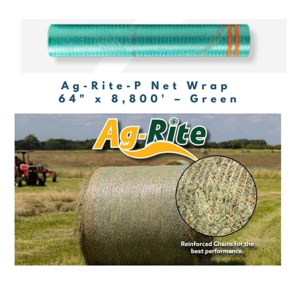 Net Wrap, Ag-Rite Ag-Rite-P Net Wrap 67" x 8,800' Green - 1