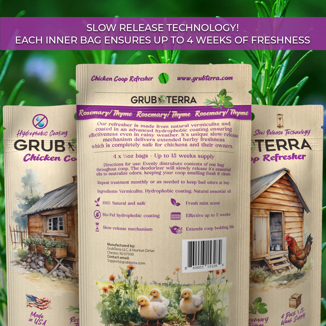 GrubTerra Coop Refresher – Rosemary Thyme - Image 3