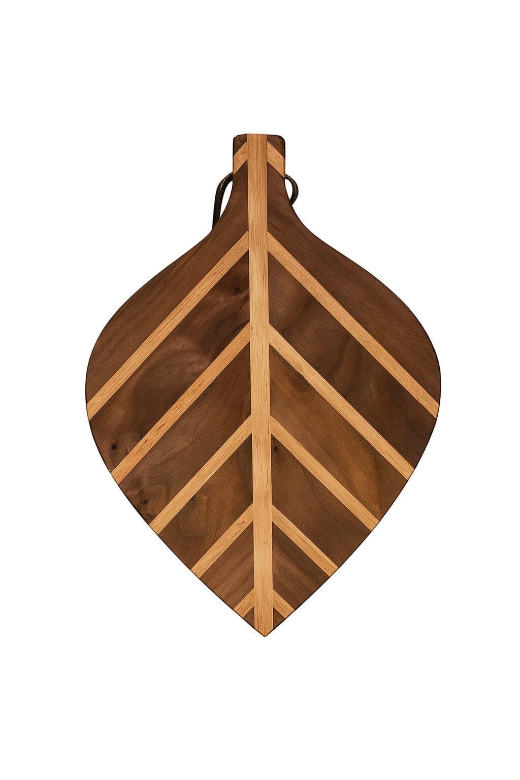 Handcrafted Leaf-Shaped Cutting/Serving Board